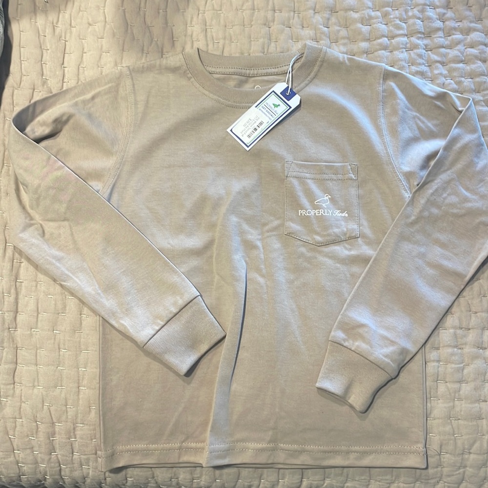 Boys properly tied tee